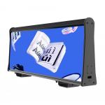 Outdoor Moving P2.5mm IP65 Taxi Top LED Sign Cabs Digital Signage for sale