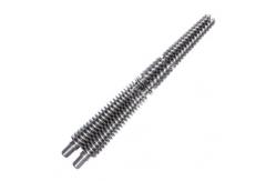 China Ra 0.4 Conical Twin Screw Barrel For PVC Processing supplier