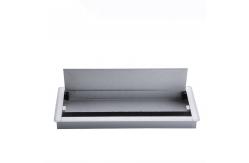 China Aluminum Alloy Table Cable Management Box / Flip Up Cable Grommet Box supplier