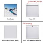 ODM 8x12'' 8x8'' Peel And Stick Photo Frames White Black For Wall