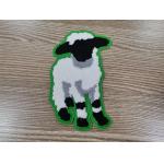 Heat Transfer Labels Towel Embroidery Patch Cotton Material Customized for sale