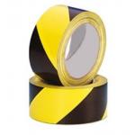 Double Color ESD Safety Warning Tape Sticky Floor Tape Yelloe / Back / Red / White / Green for sale