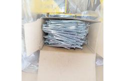 China Length 25mm Masonry Concrete Nails Grooved Shank Flat Head With Magnetic supplier