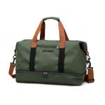Custom Men Women Sport Gym Light Weight Foldable Waterproof Weekender Travel Duffle Bag for sale