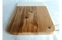 China Marble Acacia Wood Kitchen Stone Placemats Rectangular Shape supplier