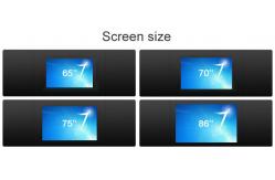China 75 Inch Smart High Definition Digital Electronic Blackboard Meeting Room DLED Display supplier