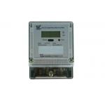 Static Single Phase Electric Meter Double Circuit Anti Tamper KWH Meter For Home Use for sale