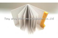 China Note shaped Button Sound Module For Kid's Eductational baby music book supplier