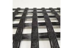 China Road Surface Fiberglass Yarn Biaxial Geogrid Asphalt Layers Reinforcement High Strength supplier
