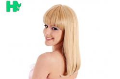 China Silky Straight Wave Synthetic Hair Female Wigs No Shedding And No Tangle supplier