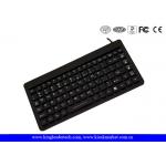 Rugged Super Slim IP68 Waterproof Silicone Keyboard With Function Keys for sale