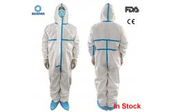 China Heavy Duty Disposable Protective Suit High Filtration Efficiency Splash Proof supplier
