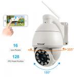 5MP Ptz Wifi Camera Outdoor Waterproof IP Camera SP008C Security Camera Surveillance System for sale