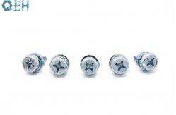 China Hexagon Head Cross Recessed Bolt Zinc Coating With Indentation supplier