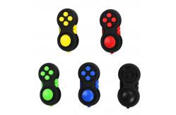 China Plastic ABS Finger Fidget Toy Pad With Smooth Rubber Surface supplier