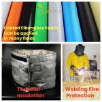 Coated Fiberglass Fabric, Can Be Applied In Many Fields Thermal Insulation And Welding Fire Protection for sale