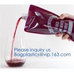 Red wine,Milk beverage spout bag self-standing sealing bag,bag with spout cosmetic spout bag bag in box spout,bagease pa for sale