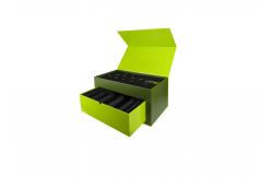 China CDR Small Cardboard Drawer Boxes , Cardboard Folding Gift Box With Eva Insert supplier