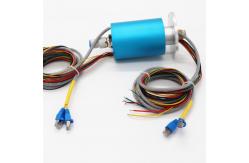 China USB3.0 Ethernet Slip Ring Rotary Joint Through Bore Rotating Contacts supplier