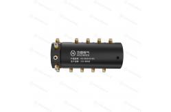 China Black Pneumatic Rotary Joints 16 Circuits M5 Ports Space Saving supplier