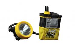 China 15000lux 7.8ah Rechargeable Underground Mining Headlamps Safety LED Mining Light supplier