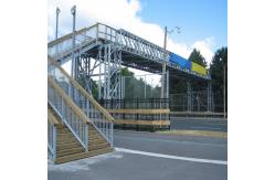 China Prefabricated Steel Truss Bridge , Quick Build Custom Steel Bridge Structure supplier