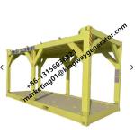 ISO 20ft 40ft 40hc Container Lifting Frame Skid Offshore And Onshore Open for sale