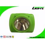 Water Resistant Cordless Cap Lamp Green Color With Electrical Short Circuit Protection for sale