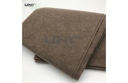 China Soft Under Collar Felt Interlining Fabric For Suit Collar Wear Resistant supplier