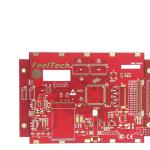 Customized HDI Printed Circuit Board Assembly Automotive Electronics Red Pcb Board for sale