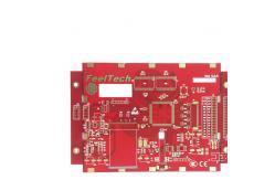 China Customized HDI Printed Circuit Board Assembly Automotive Electronics Red Pcb Board supplier