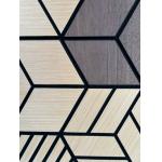 PET Wood Veneer Lightweight Acoustic Panels Sound Absorbing Wall Panel Without MDF for sale