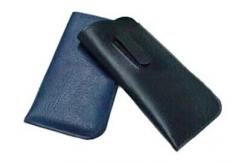 China 2024 hotting selling artificial leather spectacles pouch bag with elastic metal slip inside supplier
