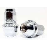 Large Acorn Seat Wheel Lug Nuts Chrome Surface 14 X 2.0mm Thread Pitch 4 Pounds for sale