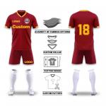 ODM OEM Red Custom Soccer Training Quick Dry Jersey Team Jersey for sale