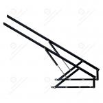 Pop-up and Sliding Bed Lifting Mechanism with Spring Furniture Hardware