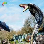 China Outdoor Animatronic Cobra 2.5 meters manufacturer