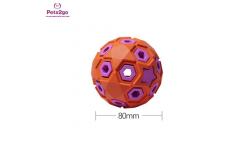 China Lightweight Red rubber 81x62mm Dog Fetch Ball supplier