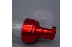 China Support Actuator Closure Overcap Electroplating Foam Pump 1.5Cc Customize Colour supplier