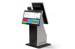 China Customized Dual Screen Kiosk , Payment Terminal Kiosk 15.6 Inch For Restaurant supplier