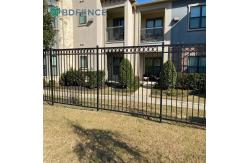 China Metallic Finish Shiny Metal Tubular Fencing Easily Assembled supplier