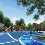 Anti Static EPDM Playground Surface Shockproof 10 Years Service Life for sale