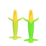 Corn Shape Unisex Silicone Baby Teether Teething Infant Toothbrush Teether for sale