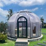 Durable See Through Bubble Tent Clear Bubble Tents With Lighting System for sale