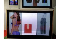 China All In One Interactive Transparent LCD Screen Floor Stand / Wall Mounted Optional supplier