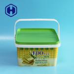 Luxury Decorative IML Container Plastic Christmas Cheese Biscuit Packaging Crackers Box for sale