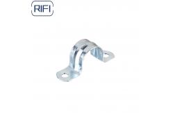 China Two Hole EMT Conduit Straps 1 / 2 Inch For Electrical Metallic Tubing supplier
