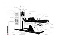 China Sympathetic Cervical Spondylosis Spinal Decompression Table Chiropractic supplier