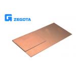 High Extensibility Copper Clad Steel Sheet , Copper Clad PCB Sheet for sale