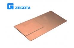 China High Extensibility Copper Clad Steel Sheet , Copper Clad PCB Sheet supplier